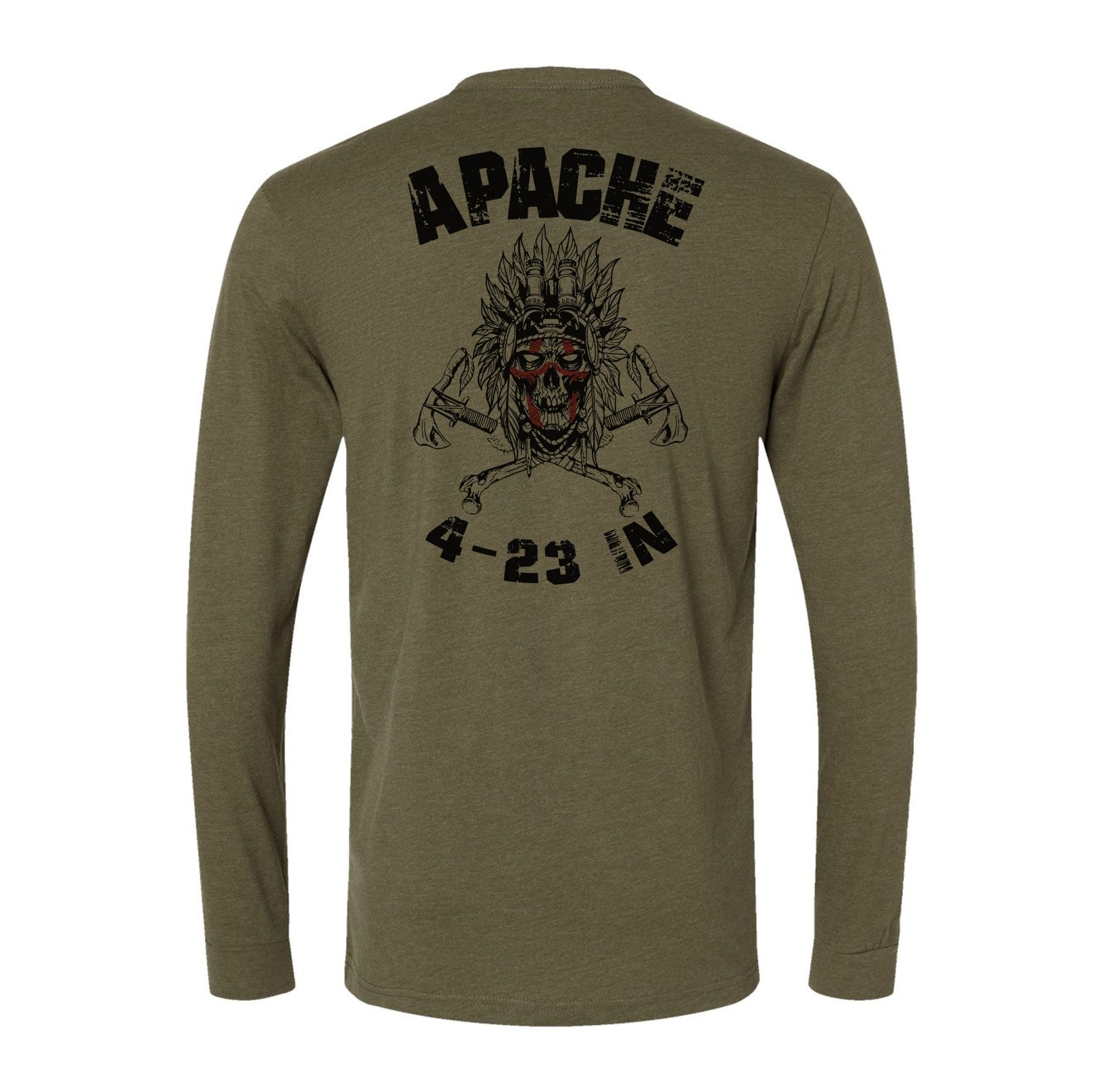 4 - 23 IN Apache Long Sleeve Tee - Small - Private Long Sleeve Shirt