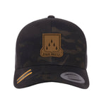 4 - 70 Armor Crest Leather Patch Snapback - OSFA - Private Headwear