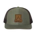 4 - 70 Armor Crest Leather Patch Snapback - OSFA - Private Headwear