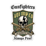 401 MP Gunfighters Sticker - 3.75" - Private Sticker