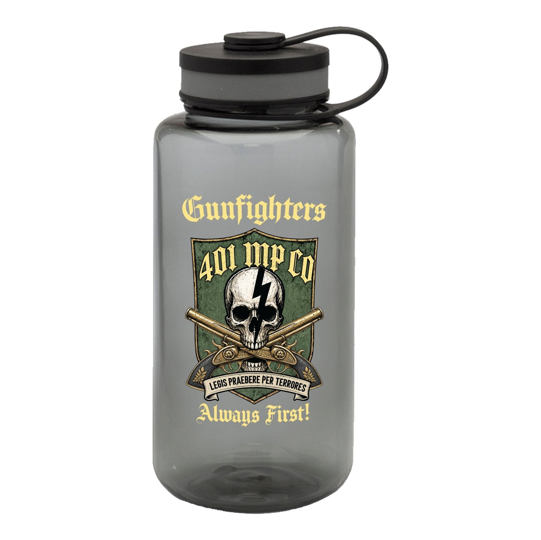 401 MP Gunfighters Water Bottle - 38oz - Private Water Bottle