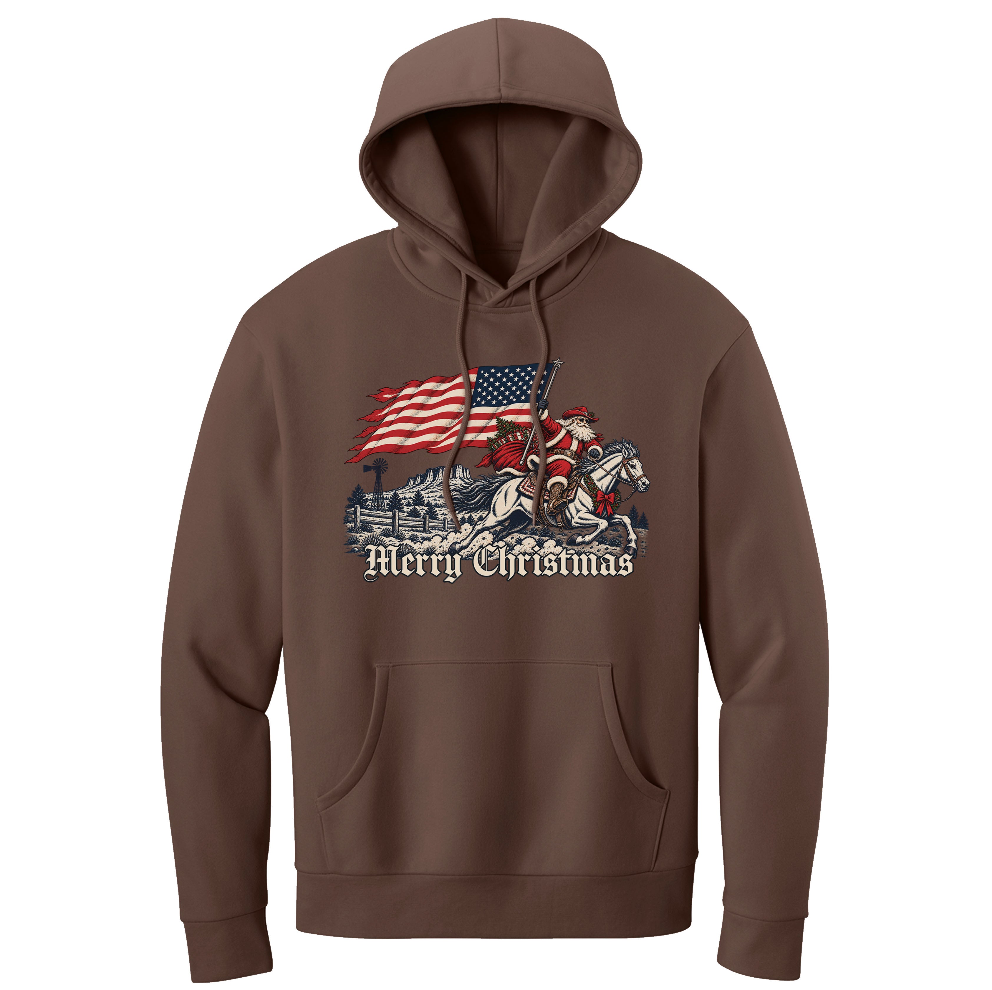 Western Santa Hoodie