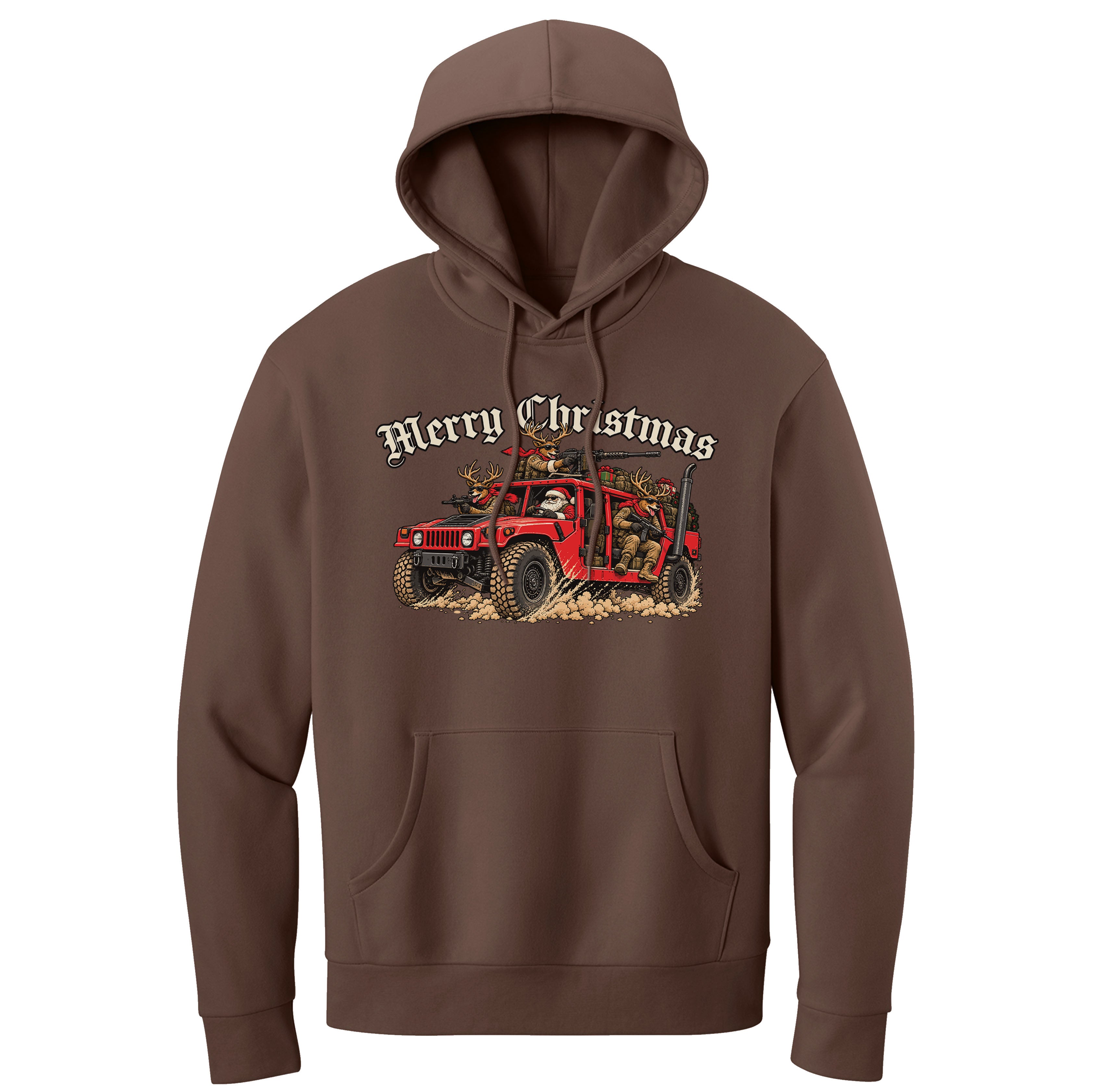 Humvee Santa Hoodie