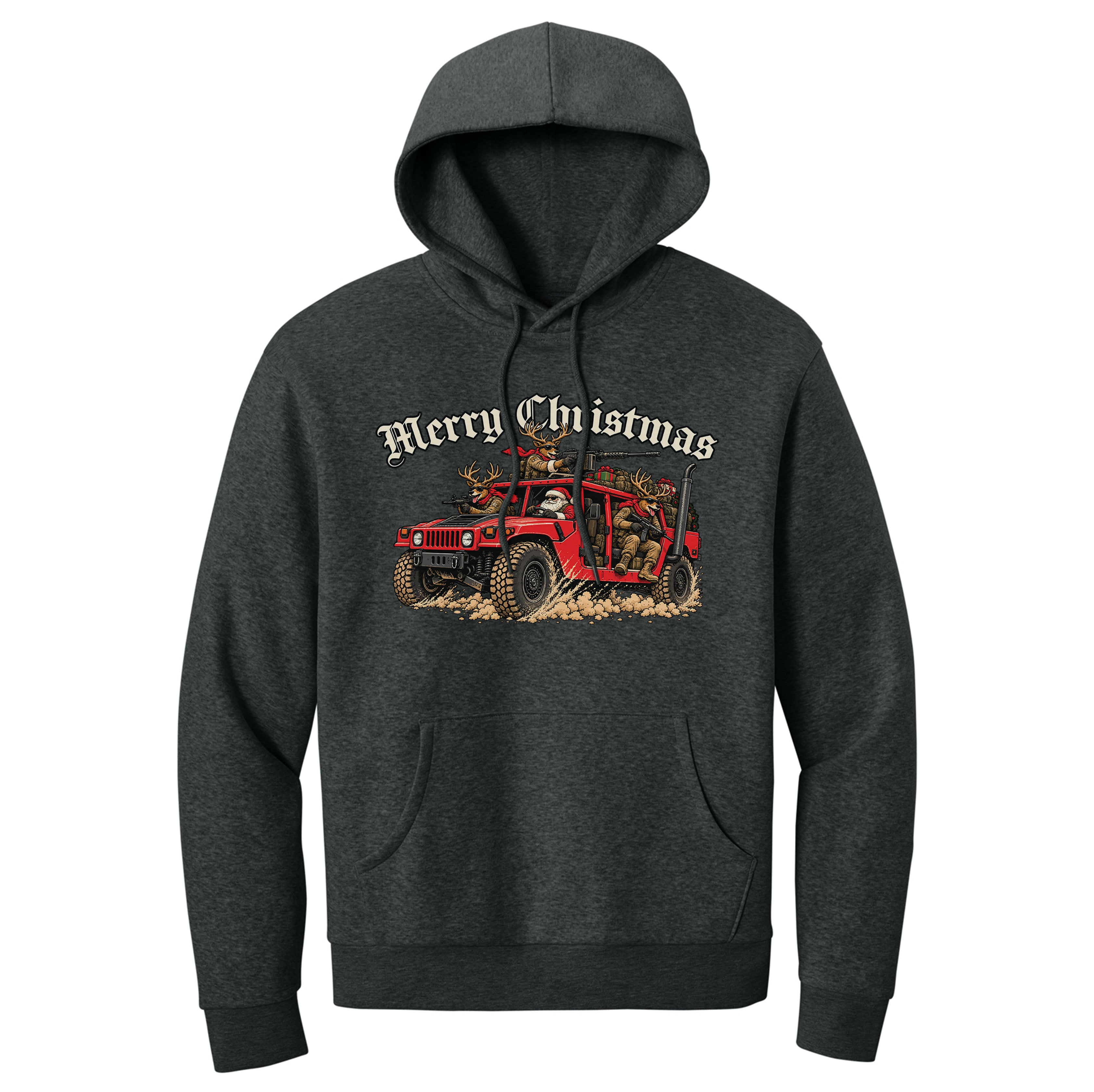 Humvee Santa Hoodie