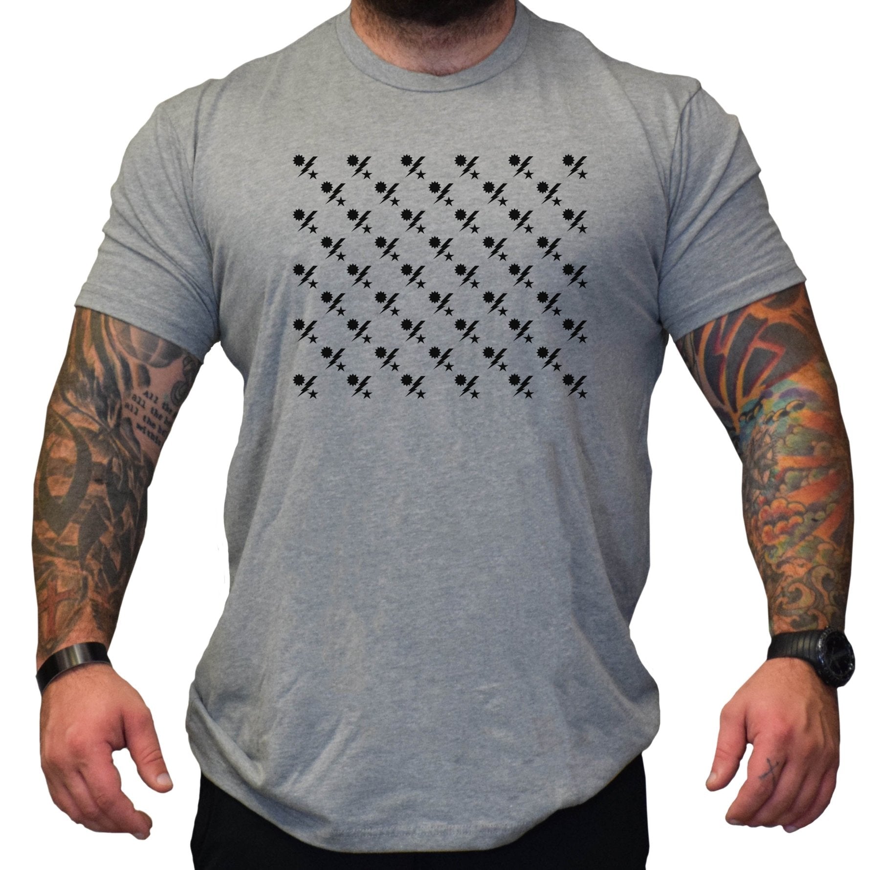 50 Star Sun Bolts - Small - Shirt