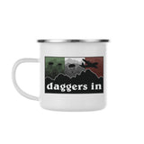 54th BEB "Daggers In" Mugs - 11oz Metal - Private Mug