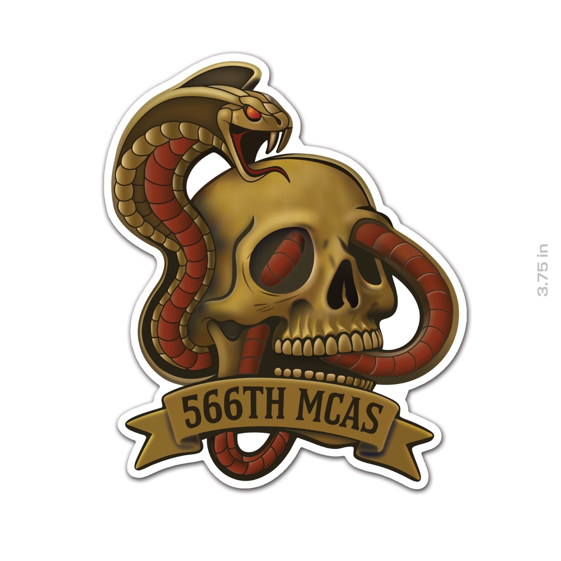 566th MCAS Sticker - 3.75" - Private Sticker