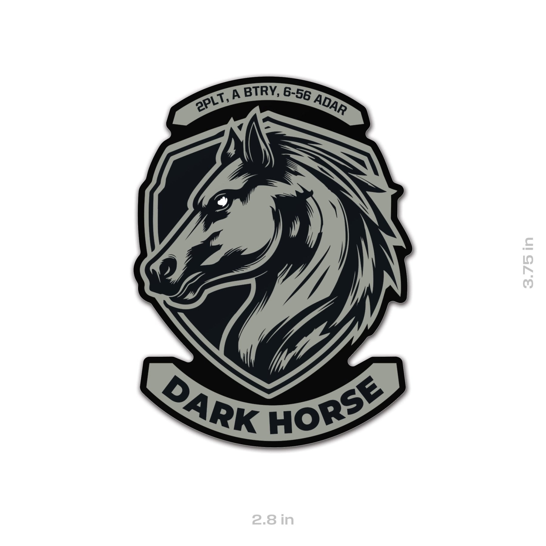 6 - 56 - A Battery Dark Horse Sticker - 3.75" - Private Sticker