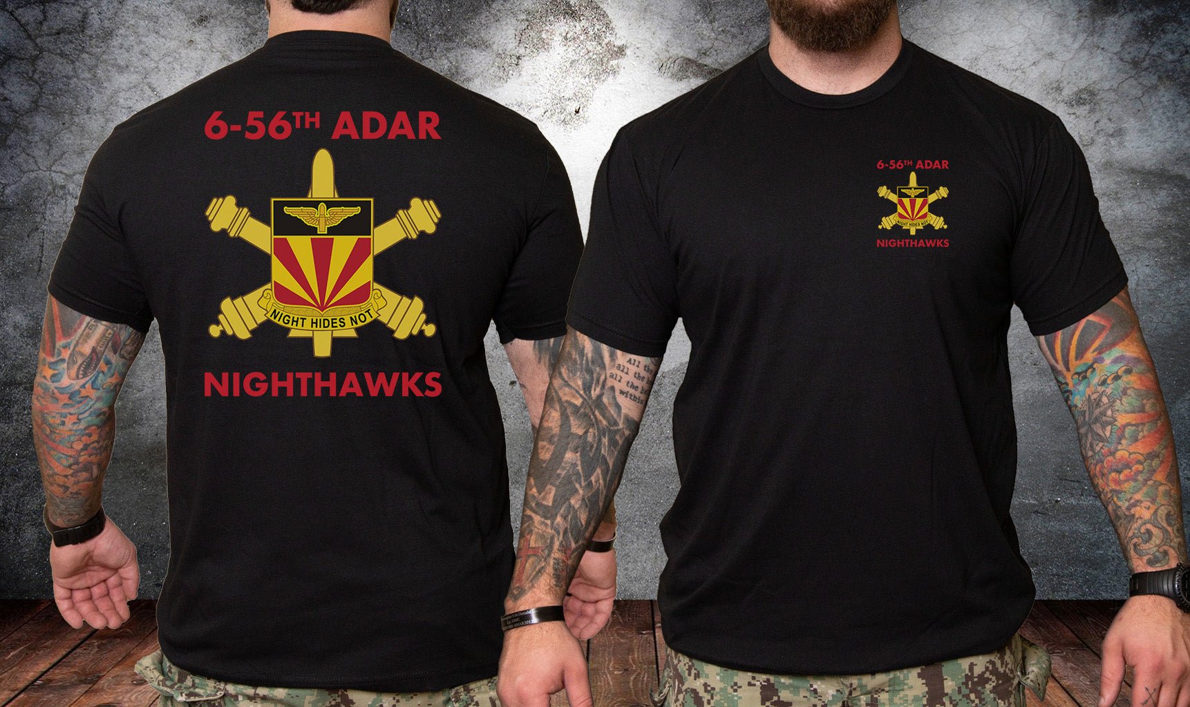 6 - 56 ADAR Battalion Short Sleeve PT Shirt - Small - Private Shirt