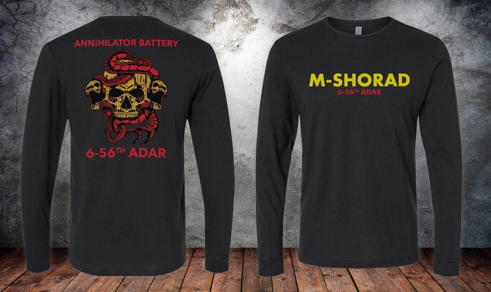 6 - 56 Alpha Battery Long Sleeve PT Shirt - Small - Private Long Sleeve Shirt