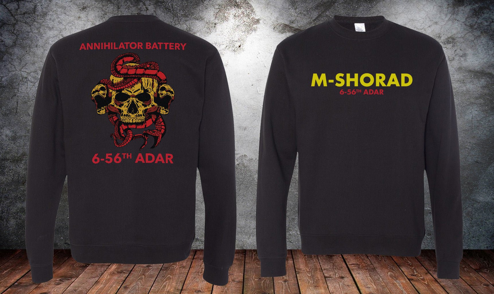 6 - 56 Alpha Battery PT Sweatshirt - Small - Private Sweatshirt