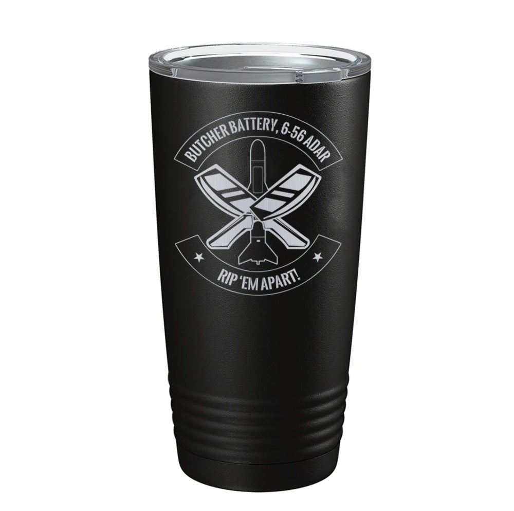 6 - 56 Butcher Battery Laser Tumbler - 20oz - Private Tumbler