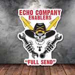 6 - 56 Echo Company Sticker - 3.75" - Private Sticker