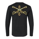 6 - 8 CAV Cross Sabers Long Sleeve - Small - Private Long Sleeve Shirt