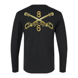 6 - 8 CAV Cross Sabers Long Sleeve - Small - Private Long Sleeve Shirt