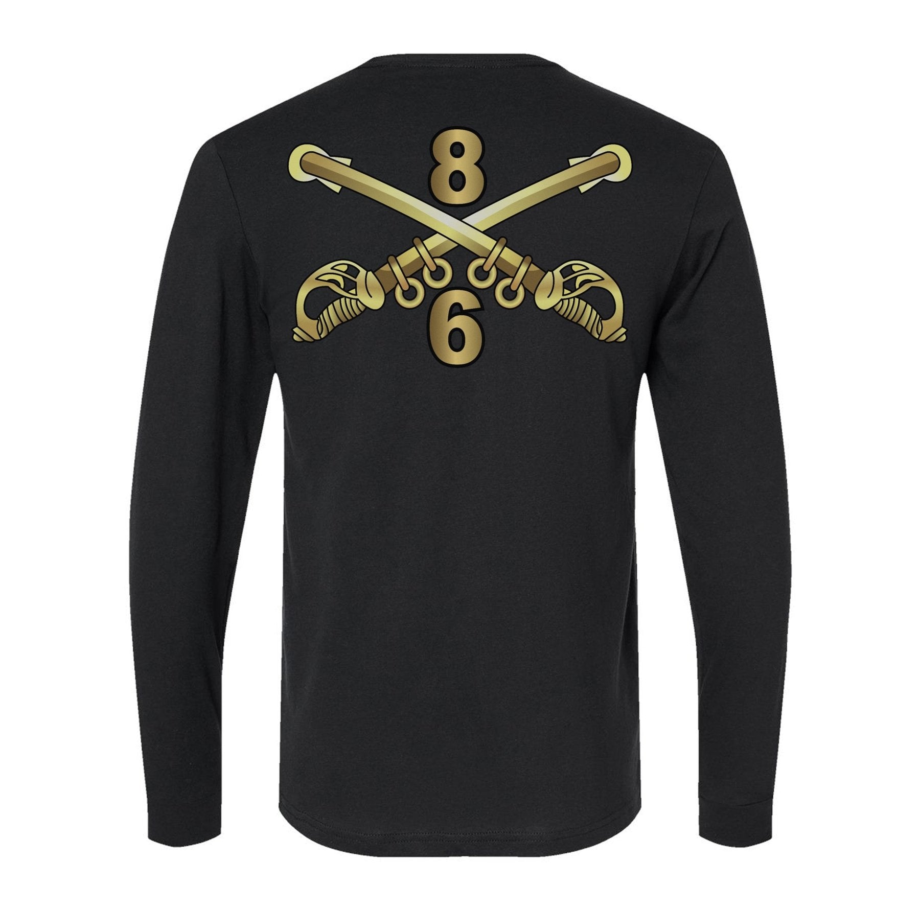 6 - 8 CAV Cross Sabers Long Sleeve - Small - Private Long Sleeve Shirt