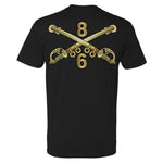 6 - 8 CAV Cross Sabers Tee - Small - Private Shirt