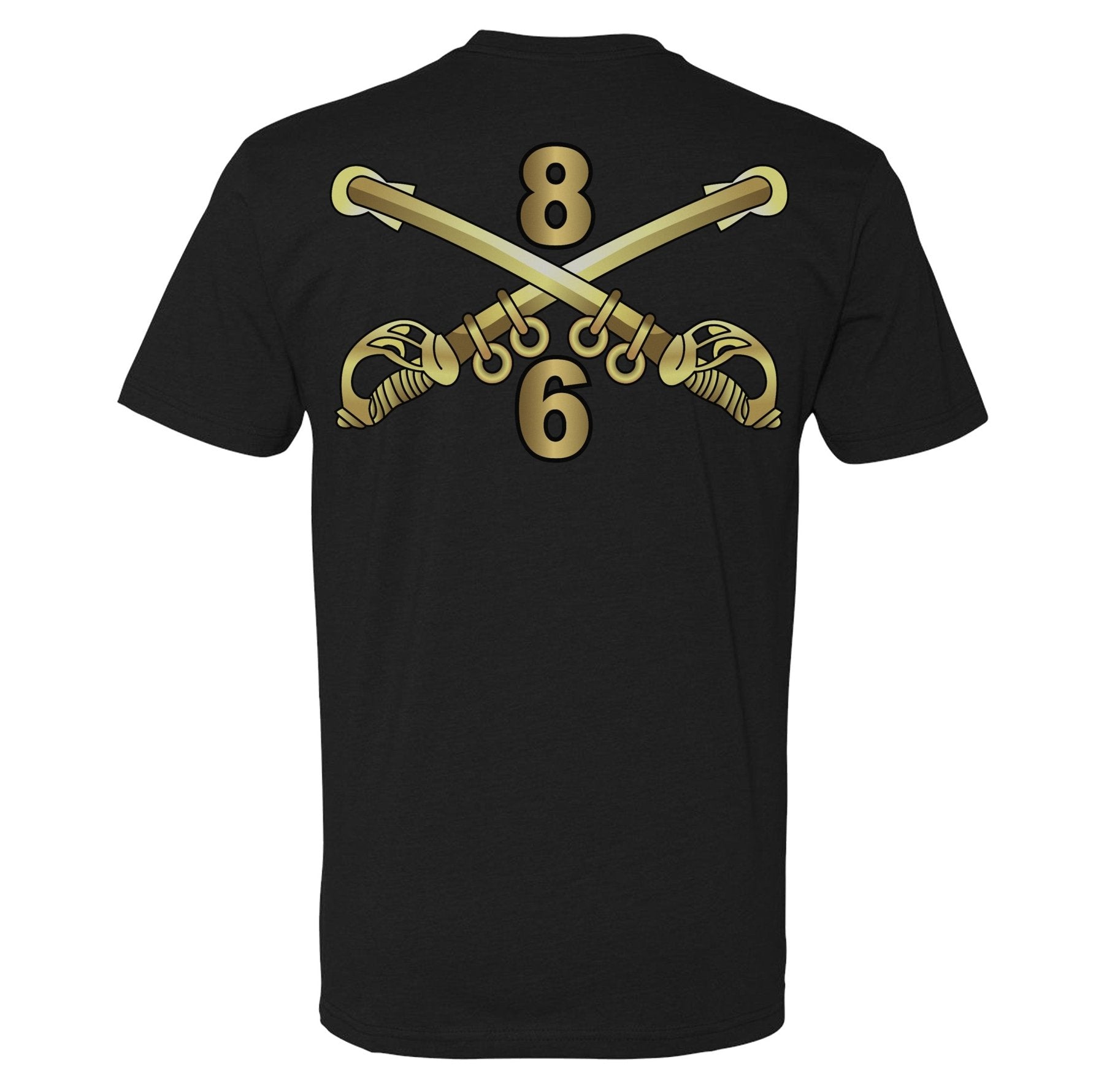 6 - 8 CAV Cross Sabers Tee - Small - Private Shirt