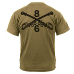 6 - 8 CAV Cross Sabers Tee - Small - Private Shirt