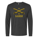 6 - 9 CAV Sabers Ready Comanche Long Sleeve - Small - Private Long Sleeve Shirt