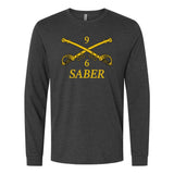 6 - 9 CAV Sabers Ready Comanche Long Sleeve - Small - Private Long Sleeve Shirt