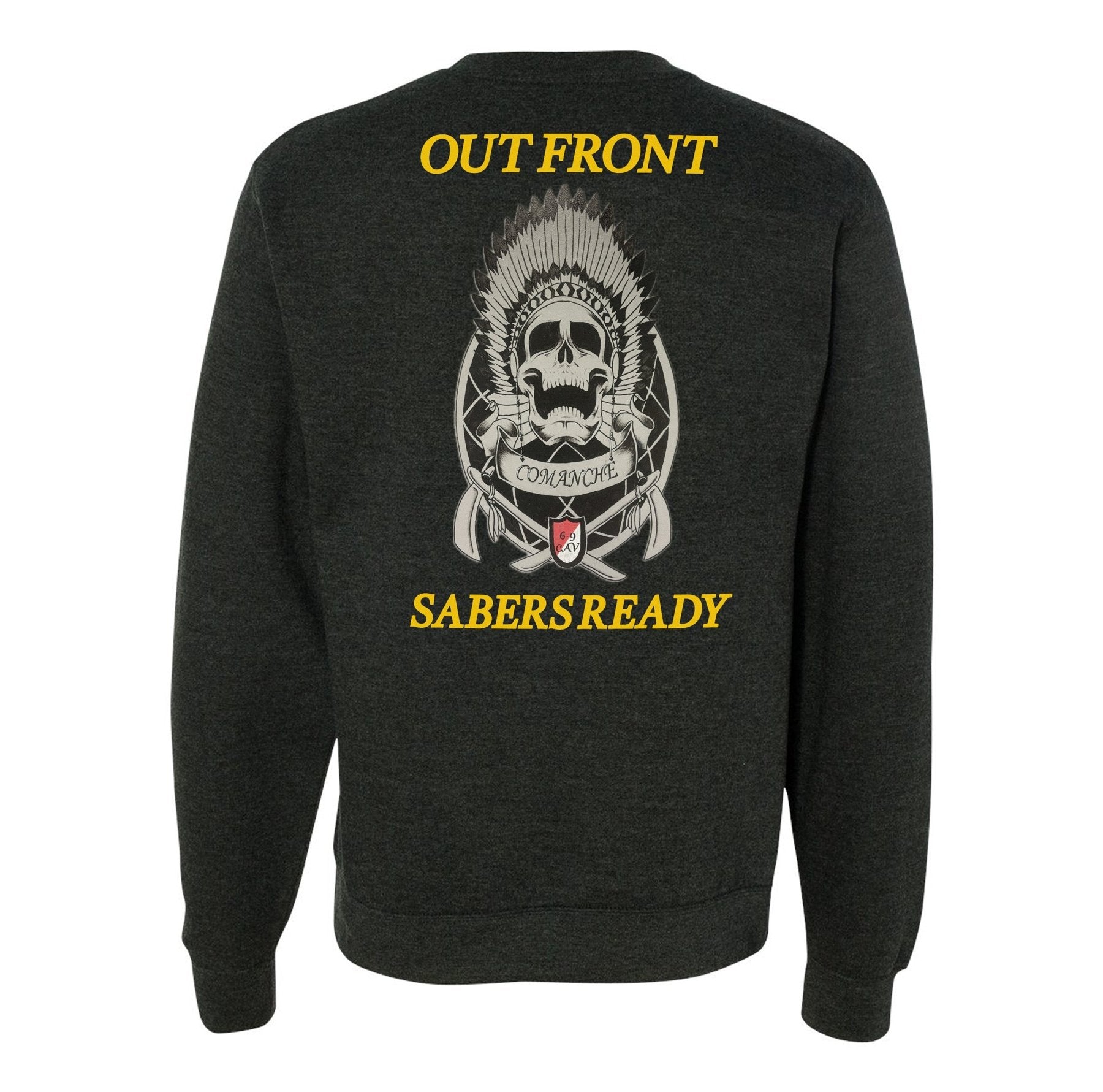 6 - 9 CAV Sabers Ready Comanche Sweatshirt - Small - Private Sweatshirt