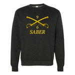 6 - 9 CAV Sabers Ready Comanche Sweatshirt - Small - Private Sweatshirt
