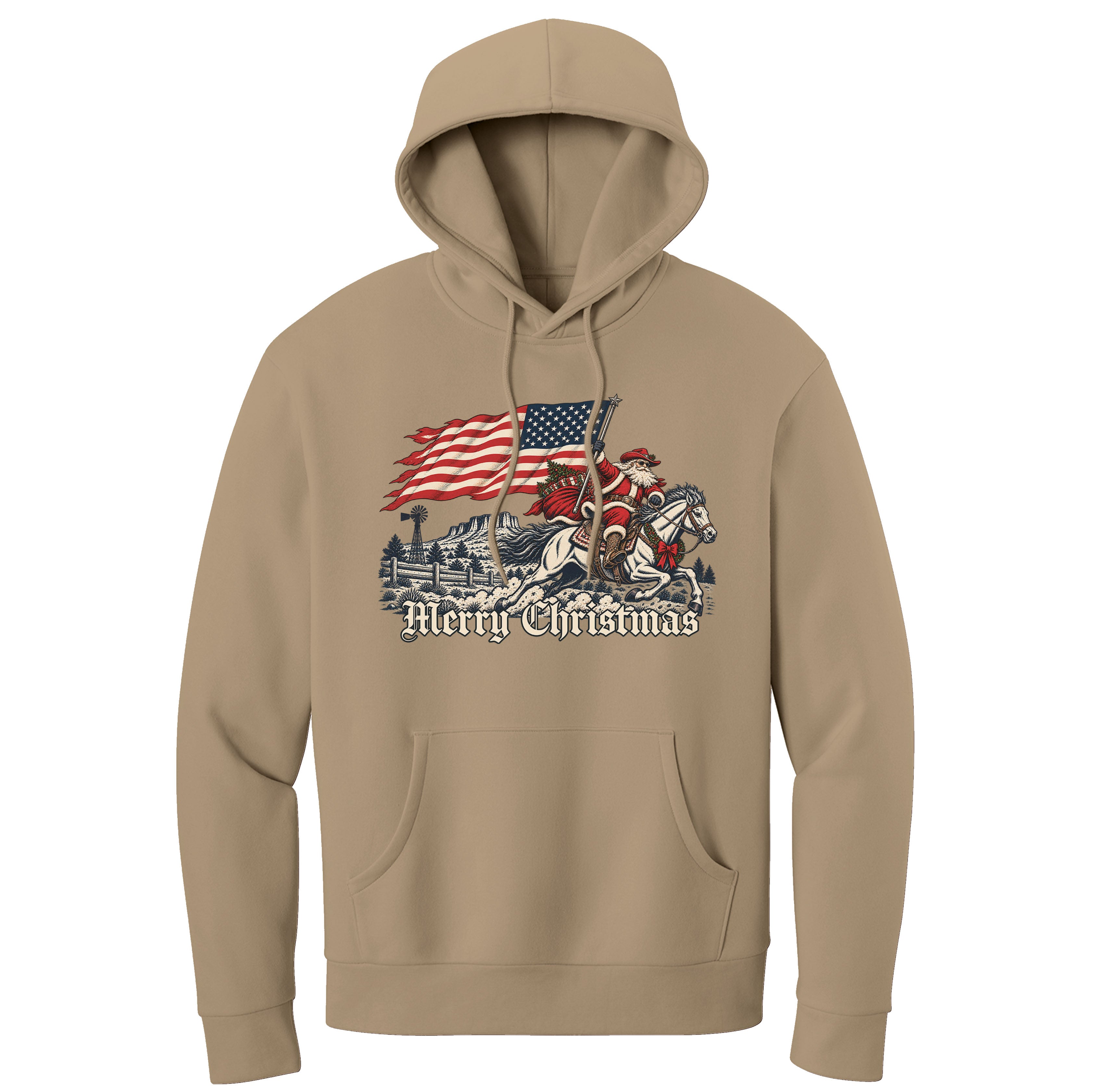 Western Santa Hoodie