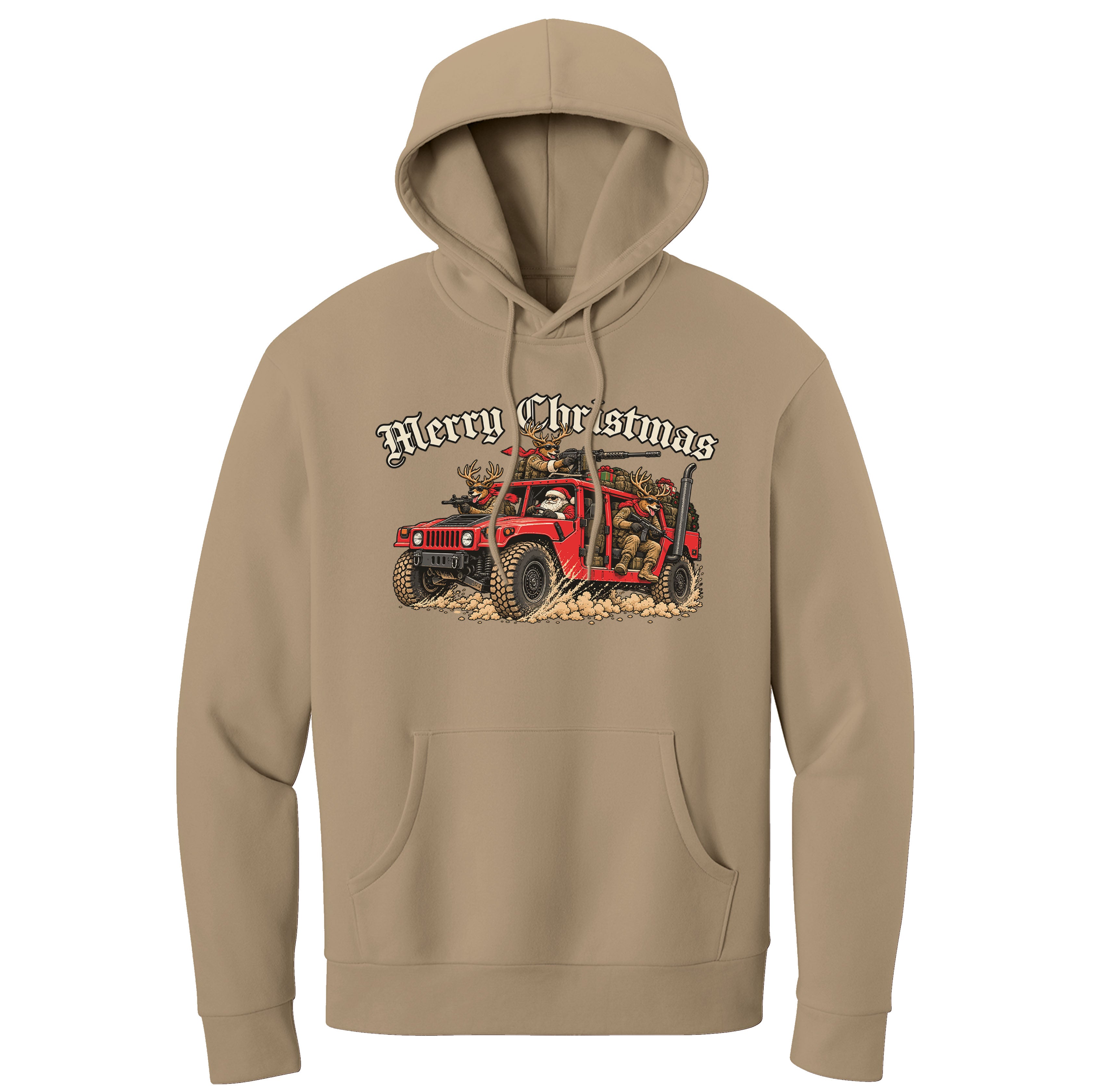 Humvee Santa Hoodie
