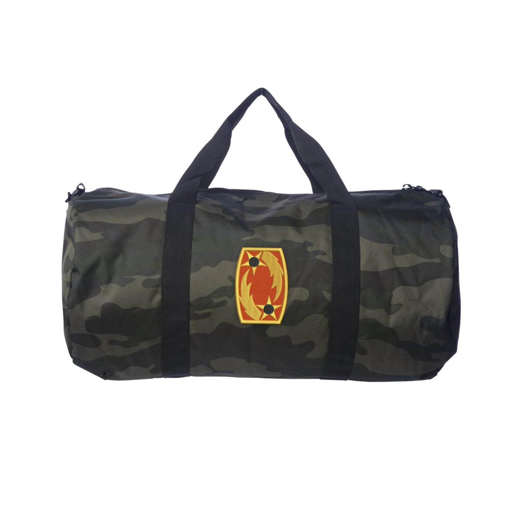69th ADA BDE Duffel Bag - Woodland Camo - Private Duffel Bag