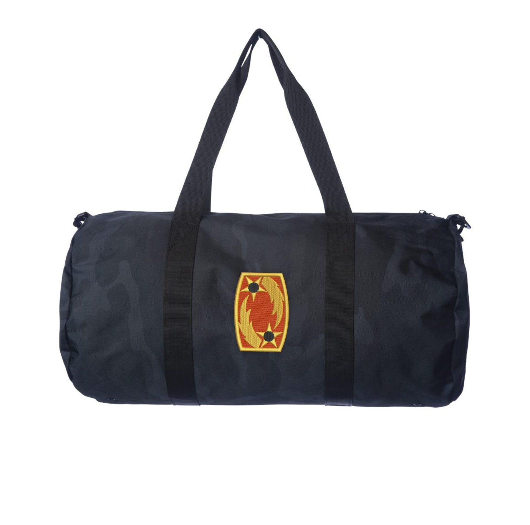 69th ADA BDE Duffel Bag - Black Camo - Private Duffel Bag