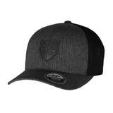 75th DUI Leather 110M - Black Leather - Headwear