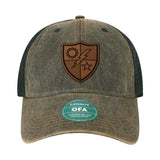 75th DUI Leather Patch Dad Hat - OSFA - Headwear