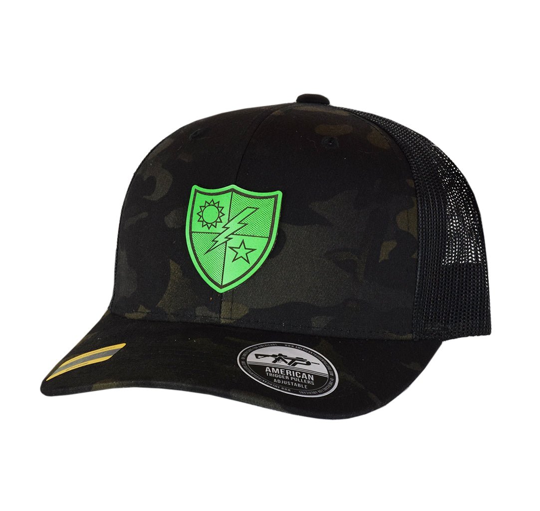 75th DUI Leather SnapBack - Green Leather - Headwear