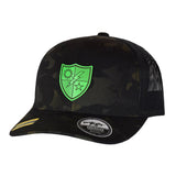 75th DUI Leather SnapBack - Green Leather - Headwear