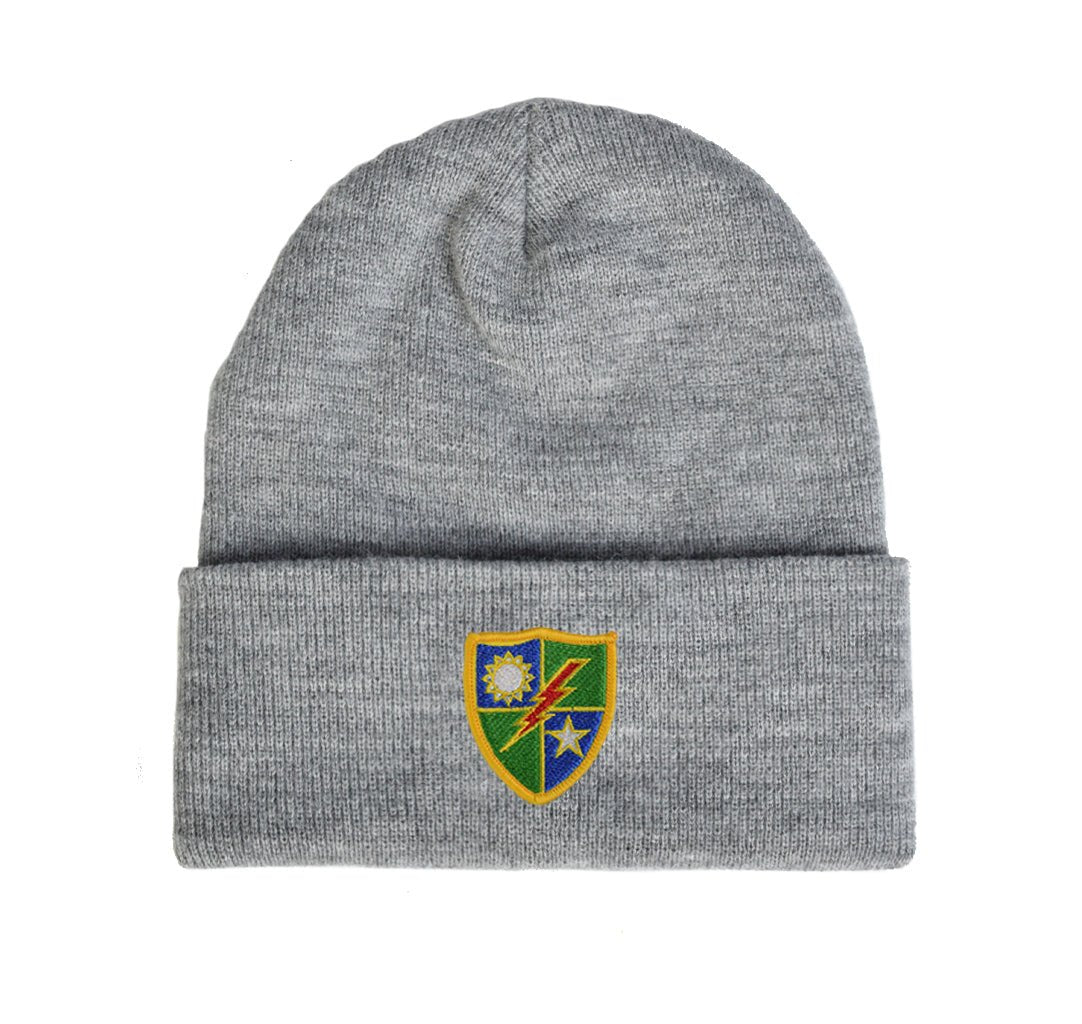 75th DUI Patch Cuff Beanie - OSFA - Beanie