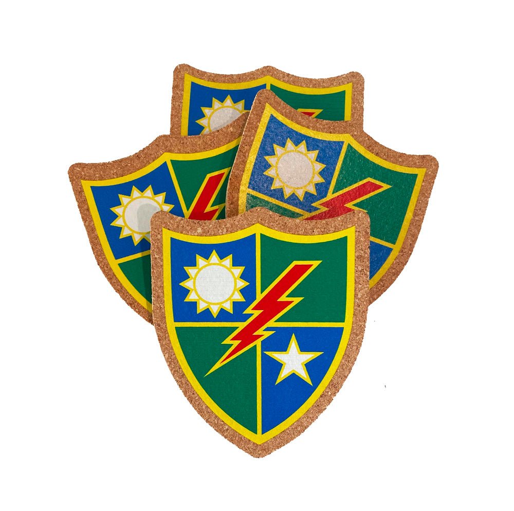 75th DUI Shield Cork Coaster - 3.25" x 5.25" - Coaster