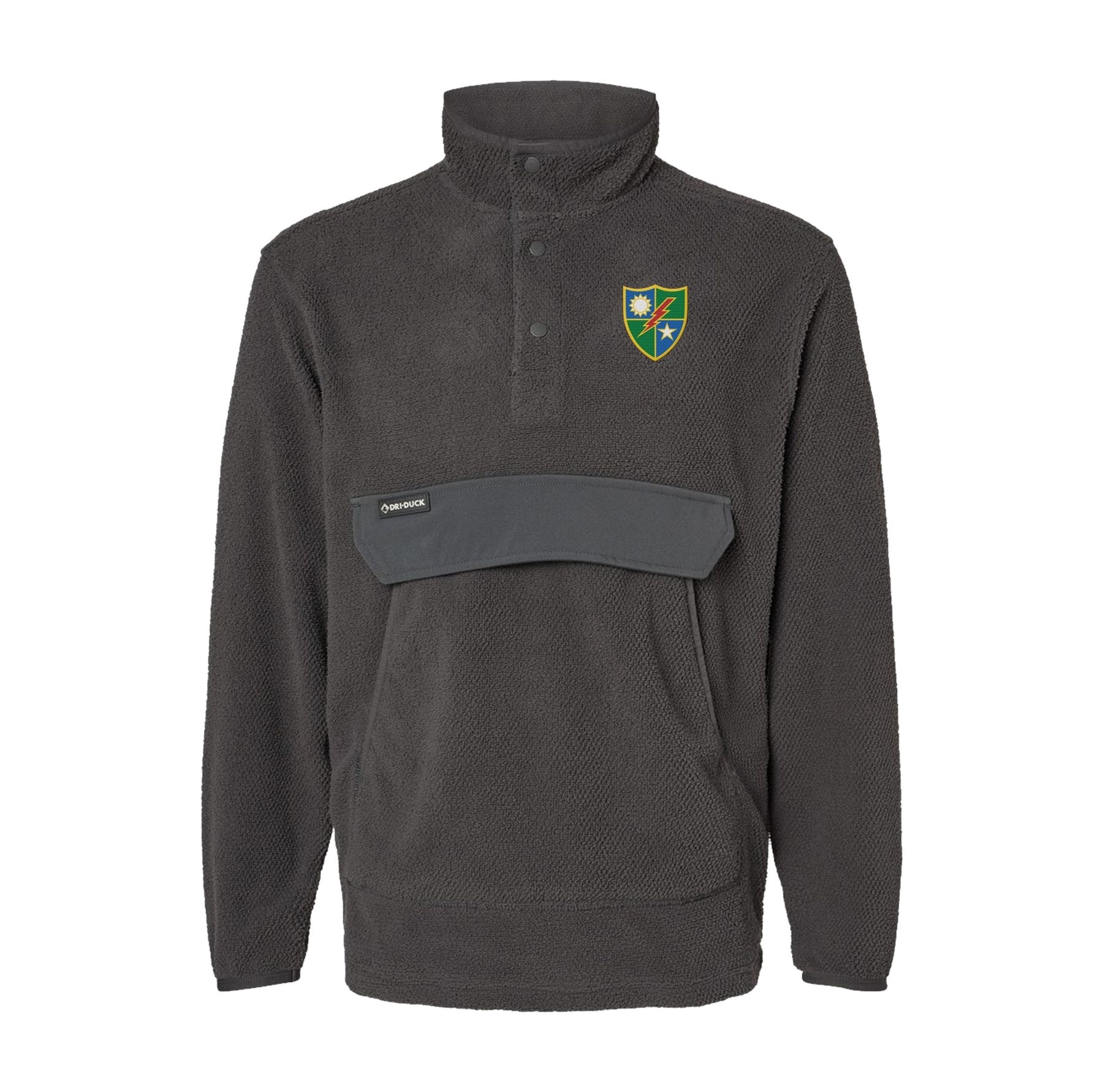 75th DUI Shield Embroidered Mountain Fleece Pullover - Small - Fleece