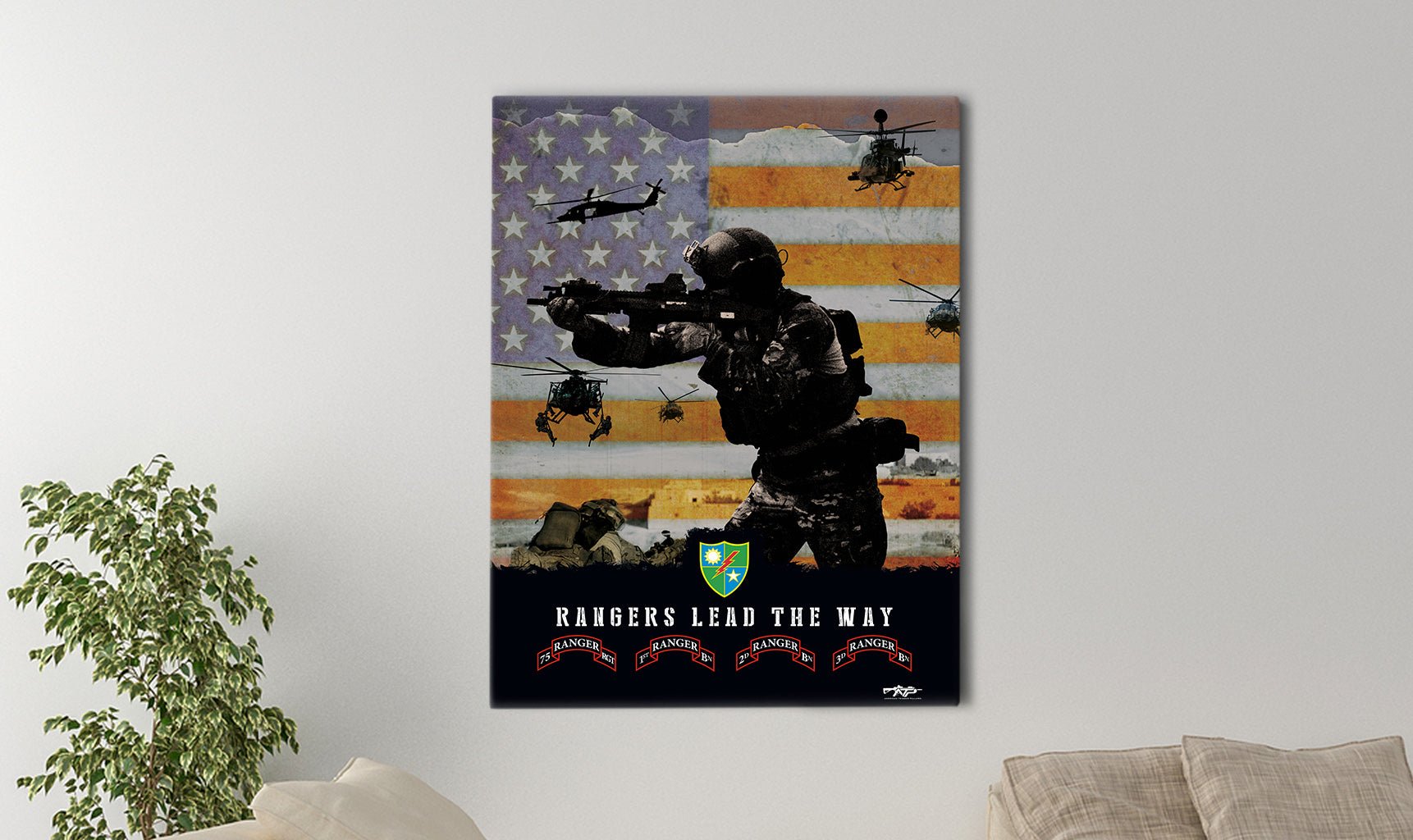 75th Ranger Canvas - Loose Canvas - Canvas