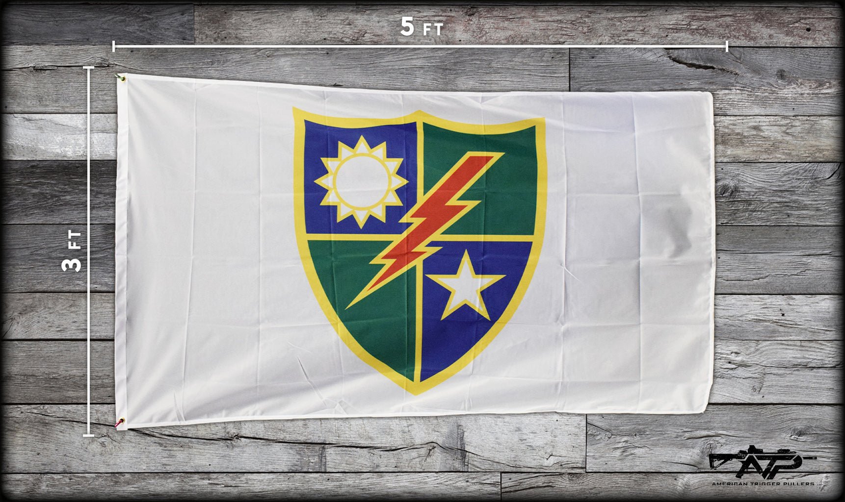 75th Ranger DUI Flag - 3' x 5' - Flag