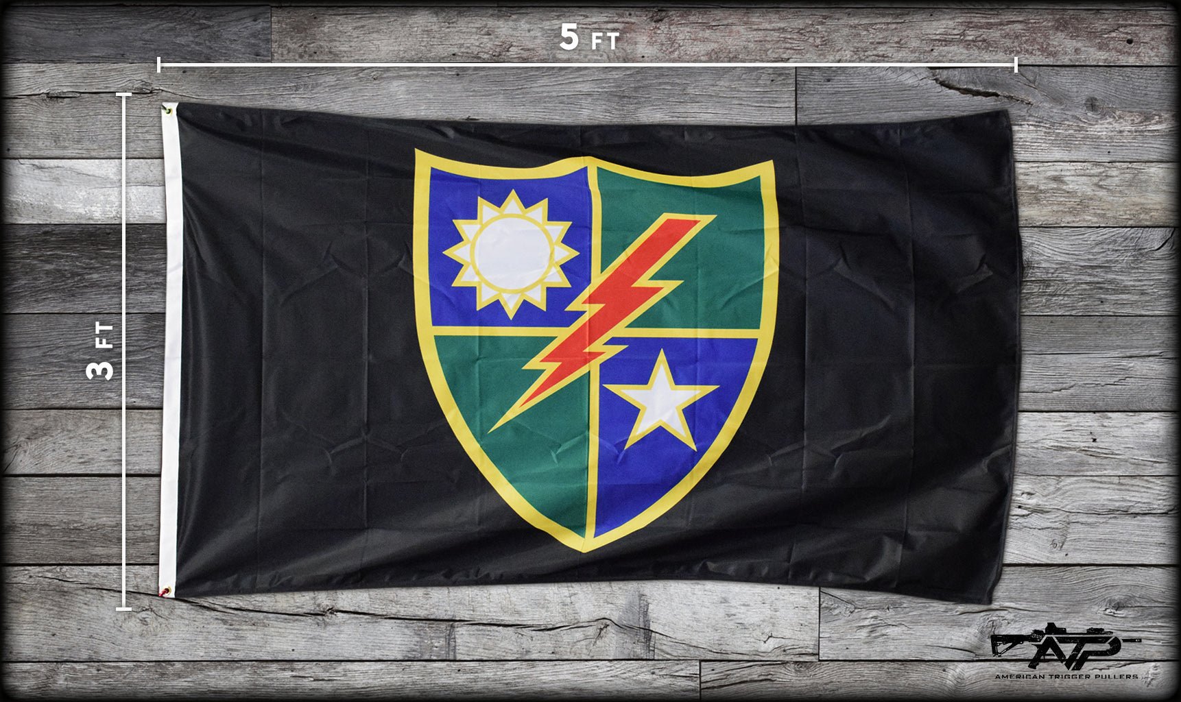 75th Ranger DUI Flag - 3' x 5' - Flag