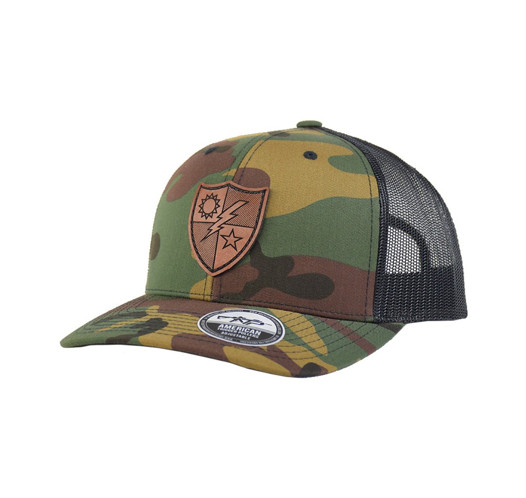 75th Ranger DUI Leather Snap - Back - Adjustable - Headwear