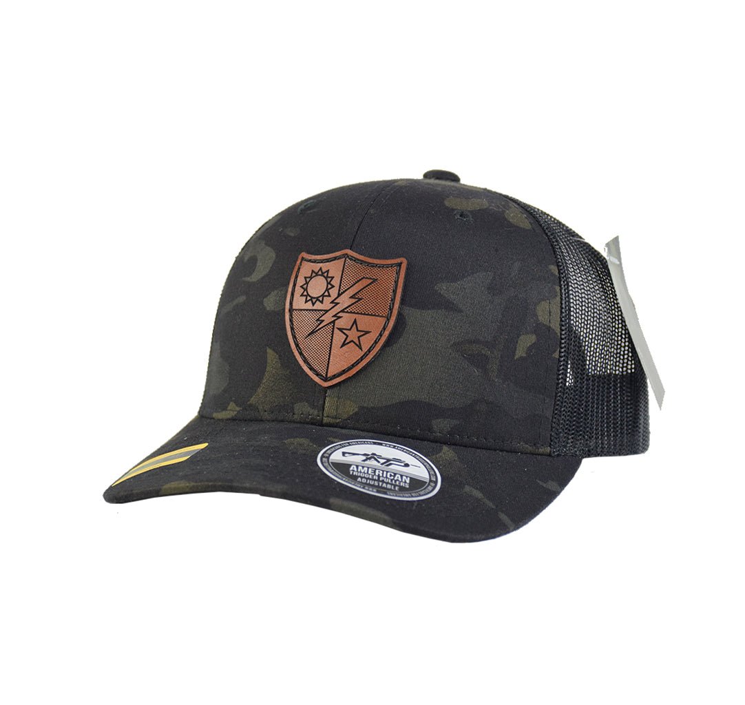 75th Ranger DUI Leather Snap - Back - Adjustable - Headwear