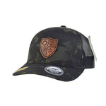 75th Ranger DUI Leather Snap - Back - Adjustable - Headwear