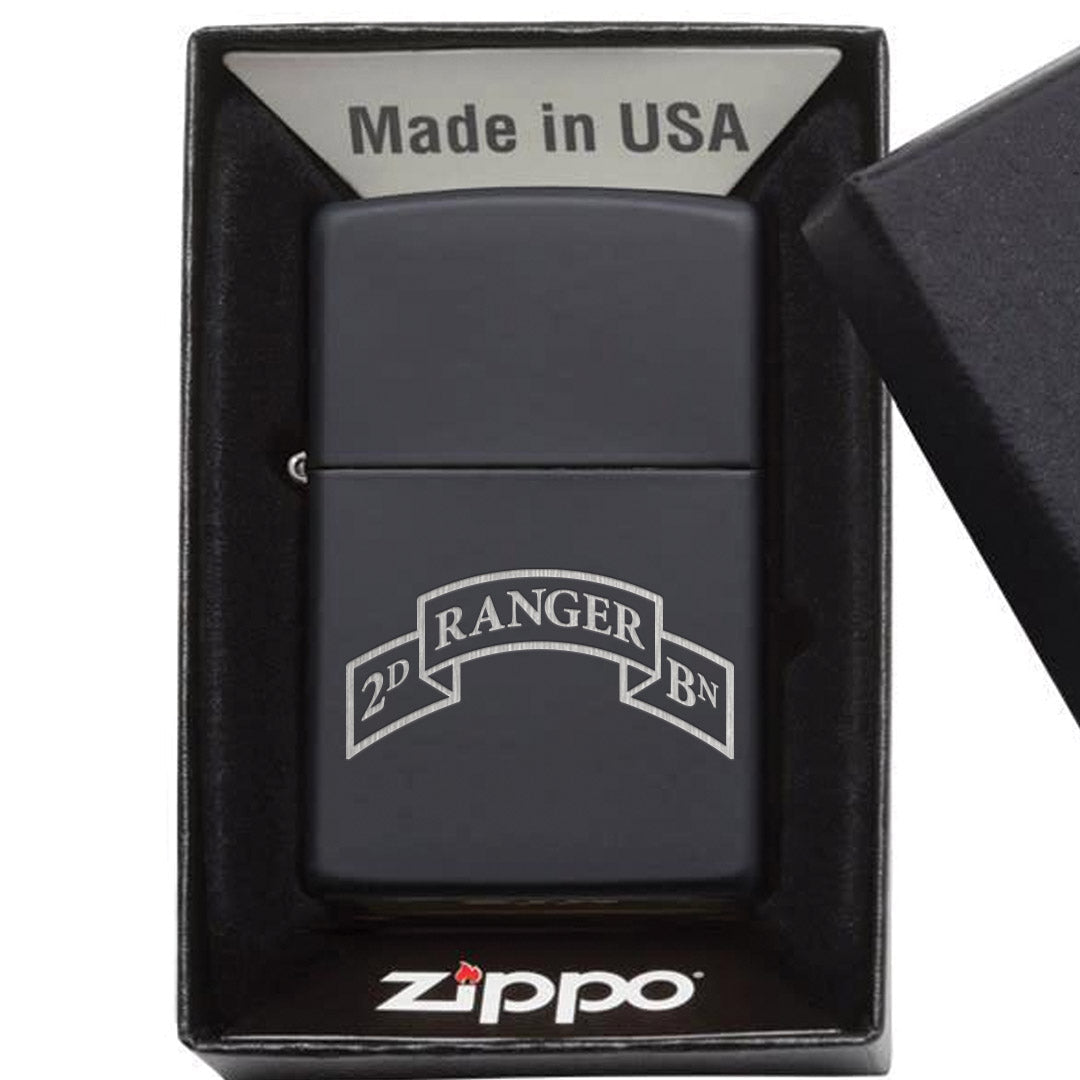 75th Ranger Regiment Lighter - Matte Black - Lighter