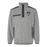 75th Ranger Scroll DUI Embroidered Melange Fleece Pullover - Small - Fleece