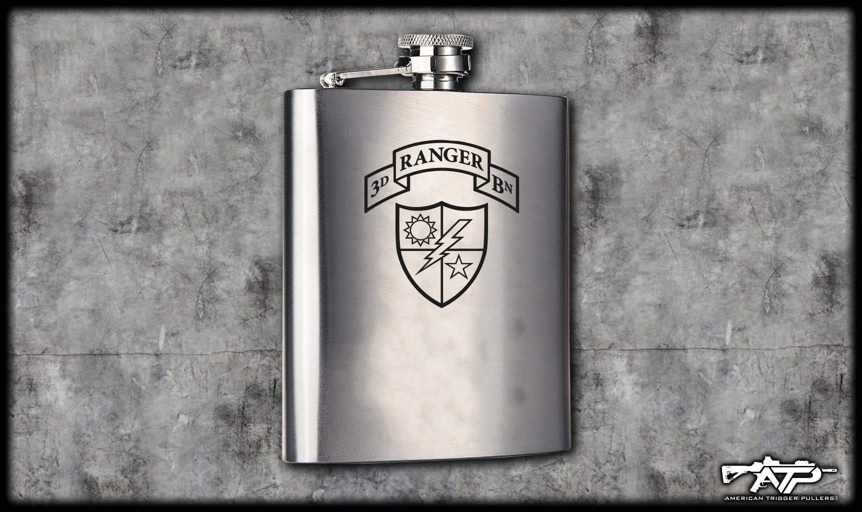 75th Ranger Scroll Flasks - No - Flasks