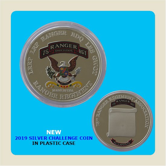 75th RRA .999 Silver Challenge Coin - 0.999 Fine Silver / In Plastic Case - Private Coin