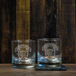 75th RSTB Scroll Low Ball Set - No Tab - Glassware