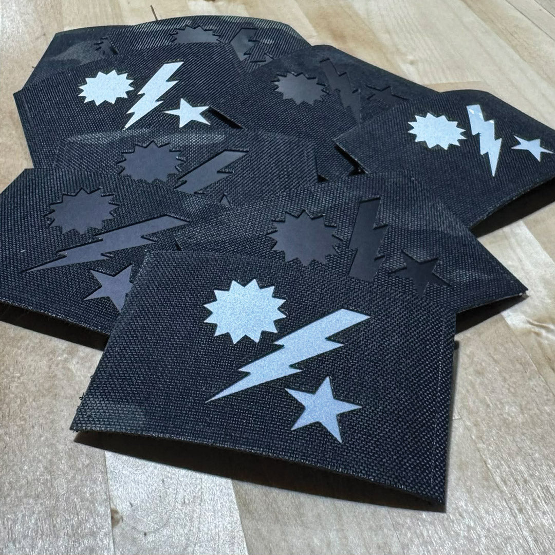 75th SSB Black Multicam Patch - Light Reflective - 3' x 2' - Patches